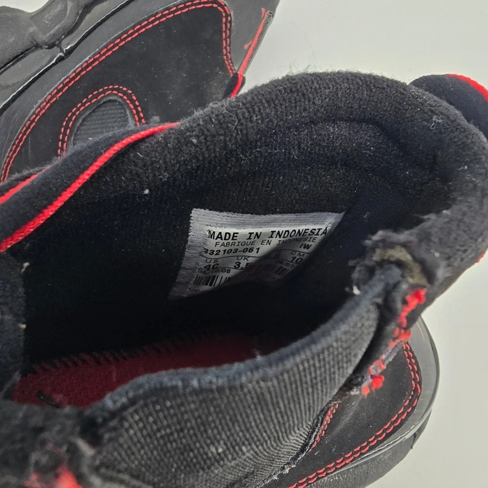 Air Jordan Black Red Toddler Boots 332103-061 Unisex 4C
